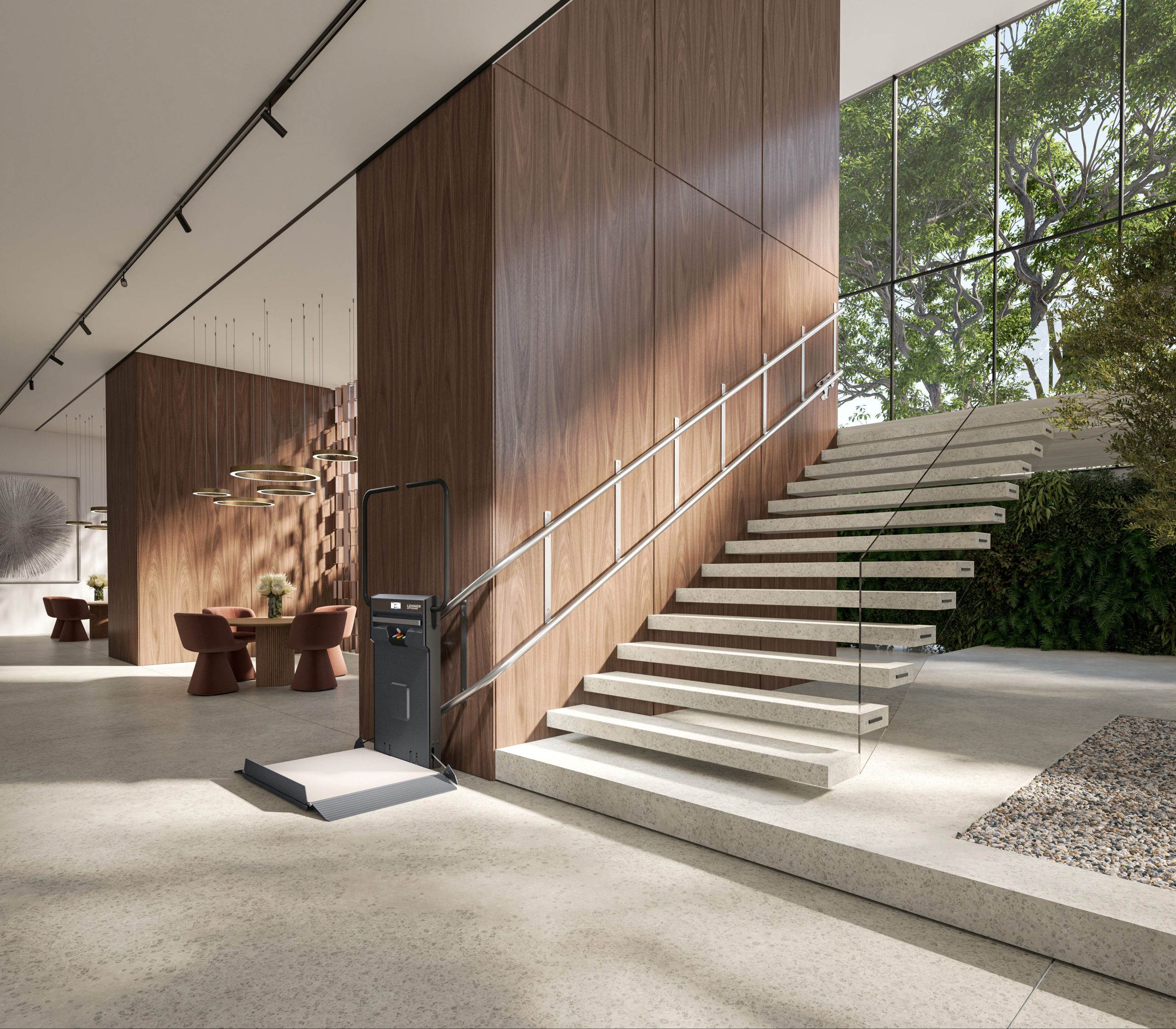 231129_Lehner_Lifttechnik_2023_Lobby_open_Display